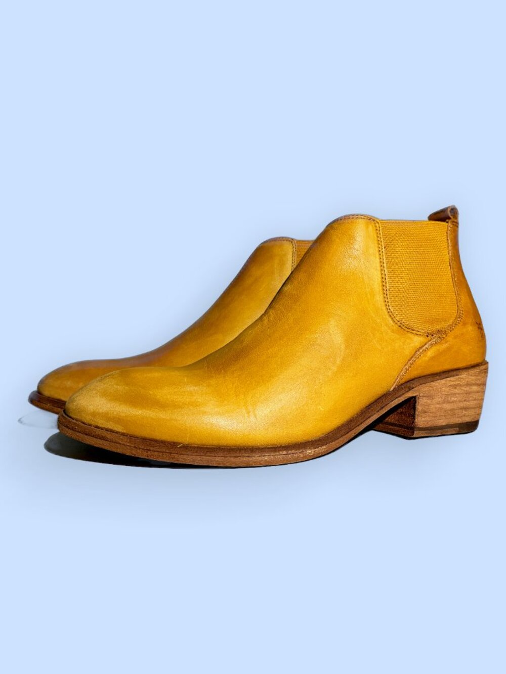 FRYE Carson Chelsea Marigold Ankle Bootie Size 9.5 M Womens - Picture 2 of 9